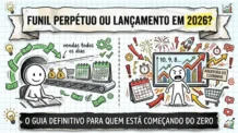 Funil perpétuo ou lançamento: qual escolher em 2026?
