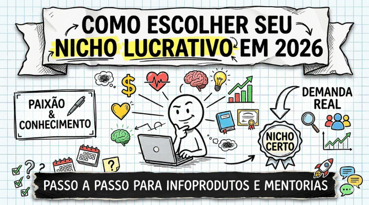 Como escolher seu nicho para infoprodutos do zero